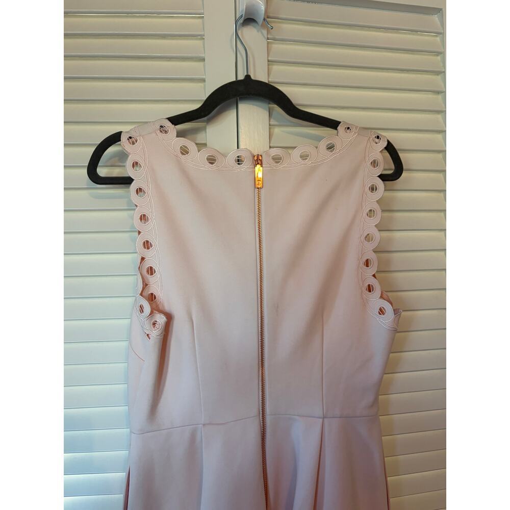 NWT Ted Baker London Emalise Embroidered skater dress 8 3 lace *flaws* - Picture 11 of 14